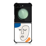 Abstract Face FZ2276 Samsung Galaxy Z Flip 6 2024 5G Case