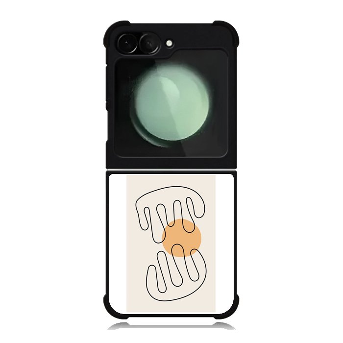 Abstract floral FZ2401 Samsung Galaxy Z Flip 6 2024 5G Case