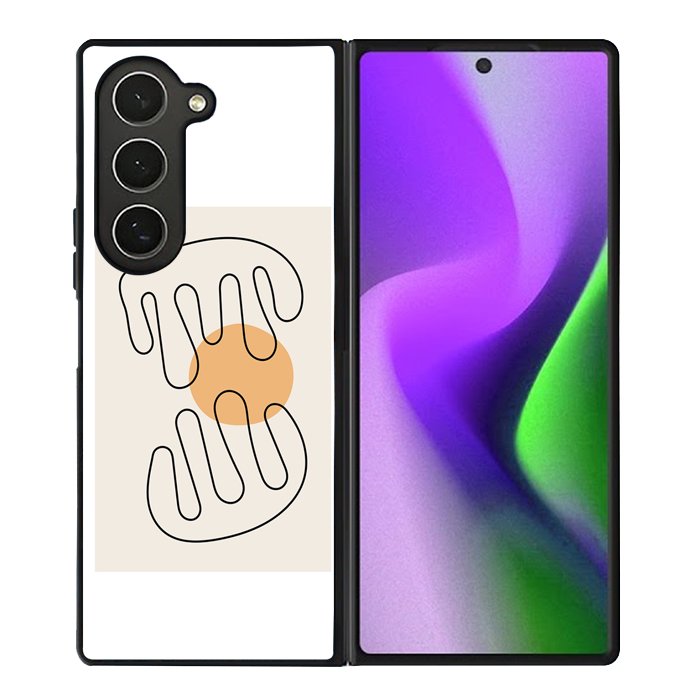 Abstract floral FZ2401 Samsung Galaxy Z Fold 6 2024 5G Case