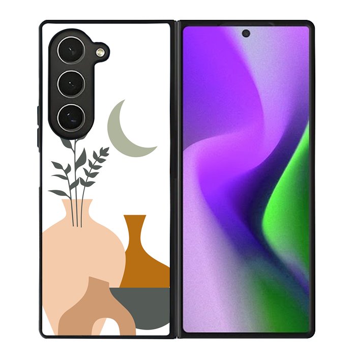 Modern bohemian plant FZ1310 Samsung Galaxy Z Fold 6 2024 5G Case