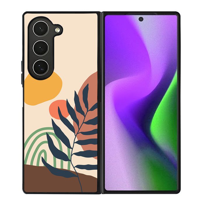 Abstract Floral FZ1340 Samsung Galaxy Z Fold 6 2024 5G Case