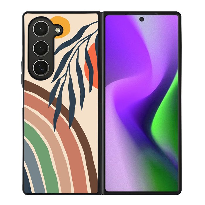 Abstract Floral FZ1342 Samsung Galaxy Z Fold 6 2024 5G Case