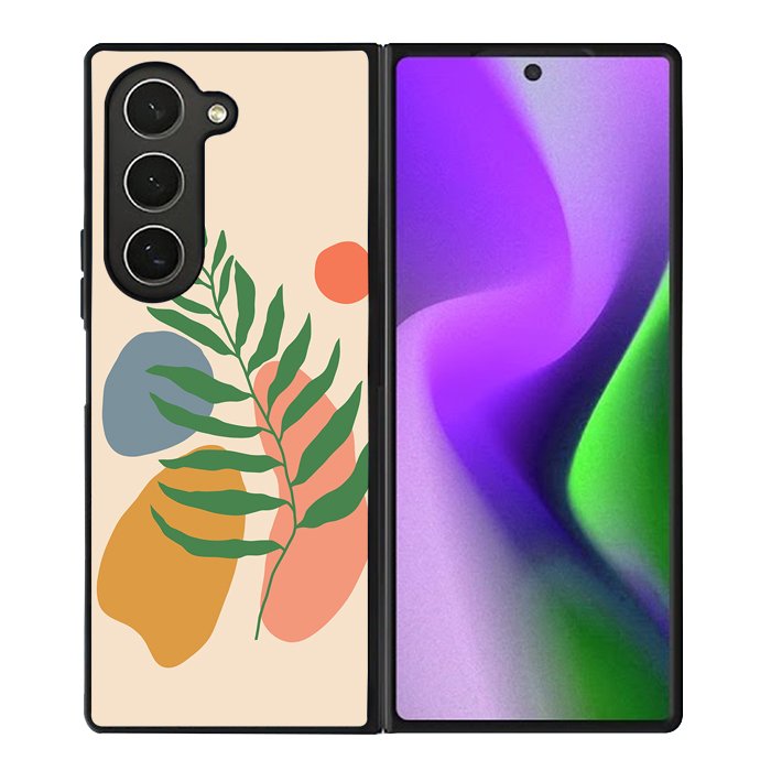 Abstract Floral FZ1347 Samsung Galaxy Z Fold 6 2024 5G Case