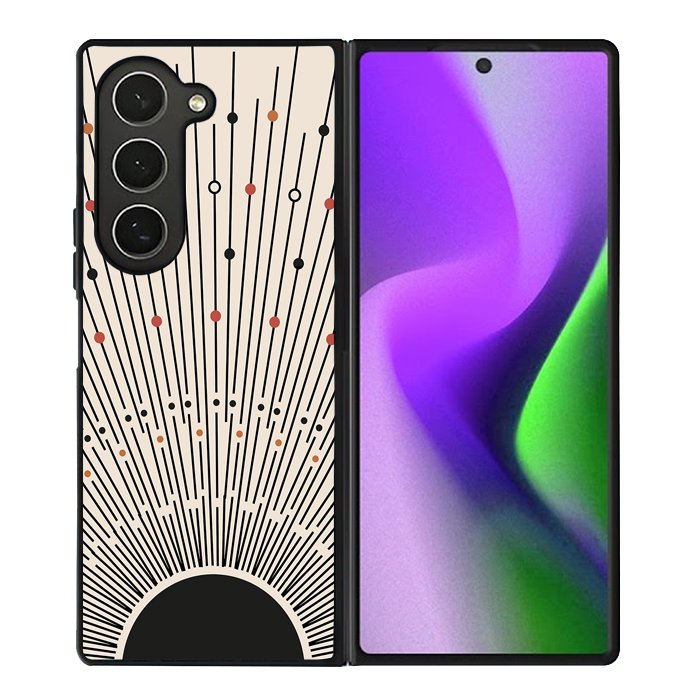 abstract geometric FZ1361 Samsung Galaxy Z Fold 6 2024 5G Case