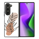 Floral Line Art FZ1398 Samsung Galaxy Z Fold 6 2024 5G Case