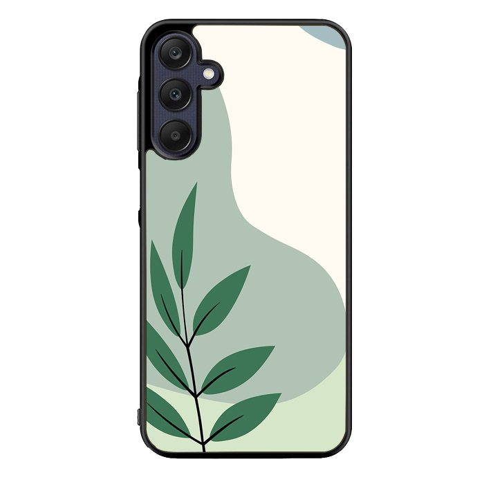 Green Floral Minimalist FZ1417 Samsung Galaxy A15 5G Case