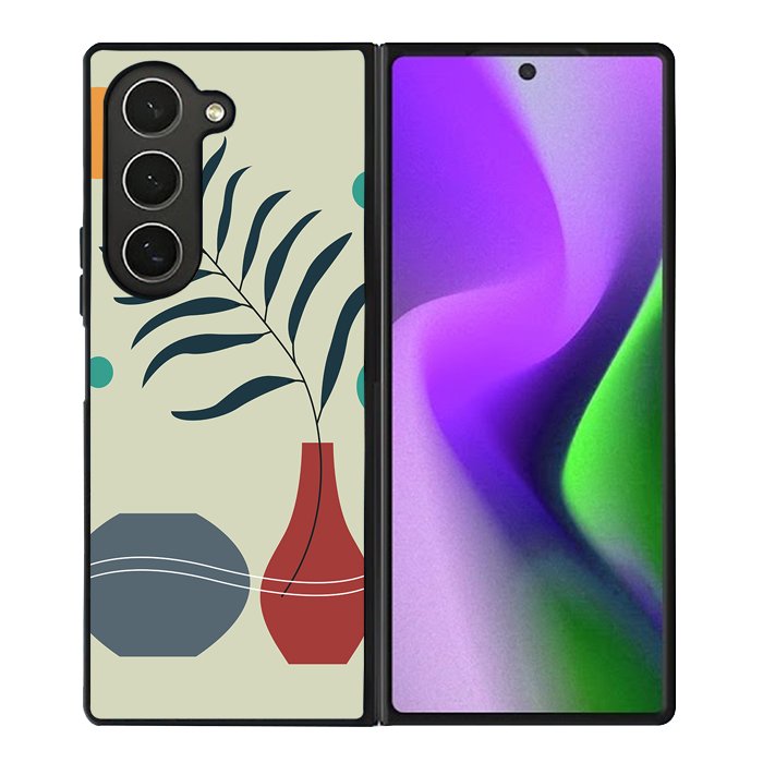 Floral Minimalist FZ1513 Samsung Galaxy Z Fold 6 2024 5G Case