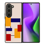 Abstract Bauhaus geometric FZ1709 Samsung Galaxy Z Fold 6 2024 5G Case