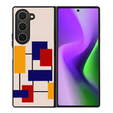 Abstract Bauhaus geometric FZ1710 Samsung Galaxy Z Fold 6 2024 5G Case