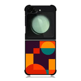 Abstract Bauhaus geometric FZ1715 Samsung Galaxy Z Flip 6 2024 5G Case