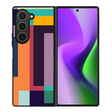 Abstract Bauhaus geometric FZ1718 Samsung Galaxy Z Fold 6 2024 5G Case