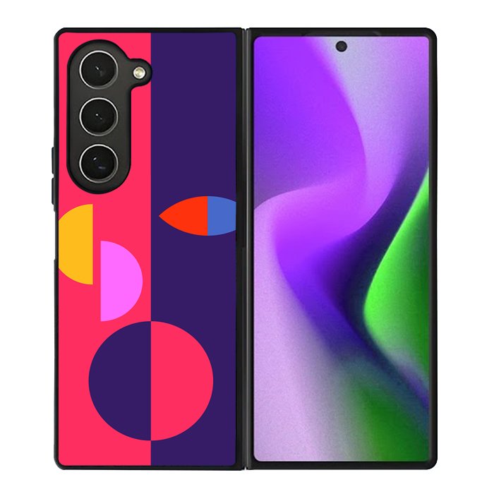 Abstract Bauhaus geometric FZ1723 Samsung Galaxy Z Fold 6 2024 5G Case