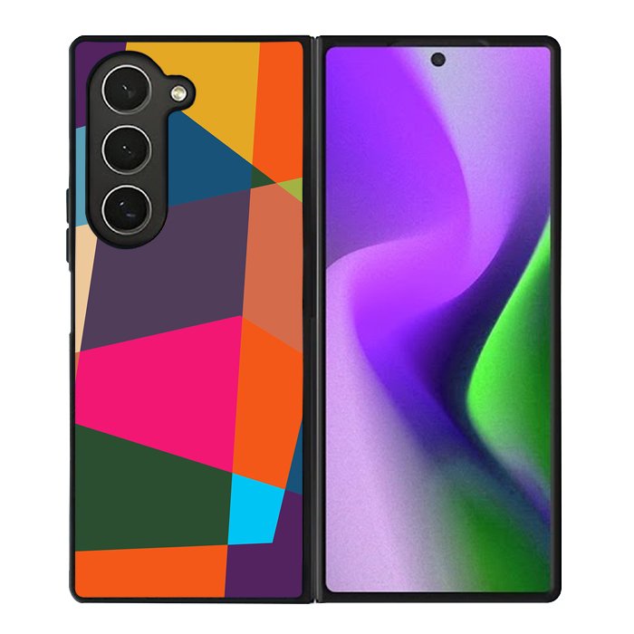 Abstract Bauhaus geometric FZ1726 Samsung Galaxy Z Fold 6 2024 5G Case