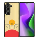 abstract minimalist FZ1727 Samsung Galaxy Z Fold 6 2024 5G Case