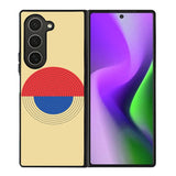 abstract minimalist FZ1728 Samsung Galaxy Z Fold 6 2024 5G Case