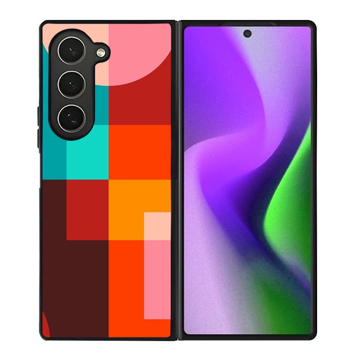 Abstract geometric FZ1776 Samsung Galaxy Z Fold 6 2024 5G Case