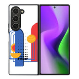 Abstract geometric FZ1784 Samsung Galaxy Z Fold 6 2024 5G Case