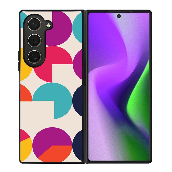 Abstract Bauhaus geometric FZ1792 Samsung Galaxy Z Fold 6 2024 5G Case