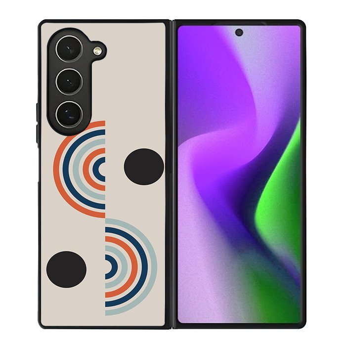 Abstract Bauhaus geometric FZ1823 Samsung Galaxy Z Fold 6 2024 5G Case