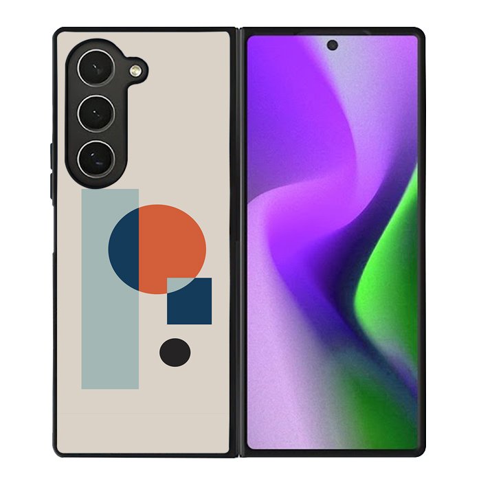 Abstract Bauhaus geometric FZ1826 Samsung Galaxy Z Fold 6 2024 5G Case