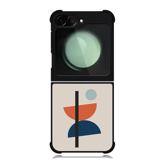 Abstract Bauhaus geometric FZ1828 Samsung Galaxy Z Flip 6 2024 5G Case