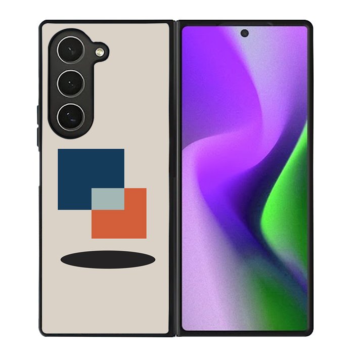 Abstract Bauhaus geometric FZ1829 Samsung Galaxy Z Fold 6 2024 5G Case