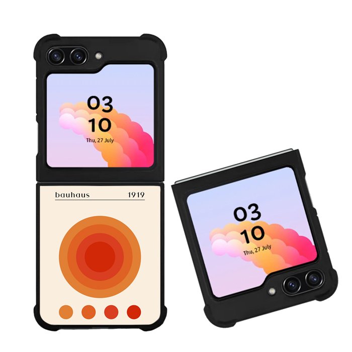 Bauhaus 1919 Orange Red FZ4113 Samsung Galaxy Z Flip 5 2023 5G Case