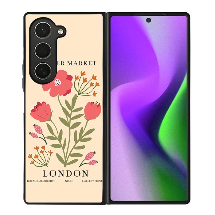 Flowers Market London FZ4183 Samsung Galaxy Z Fold 6 2024 5G Case