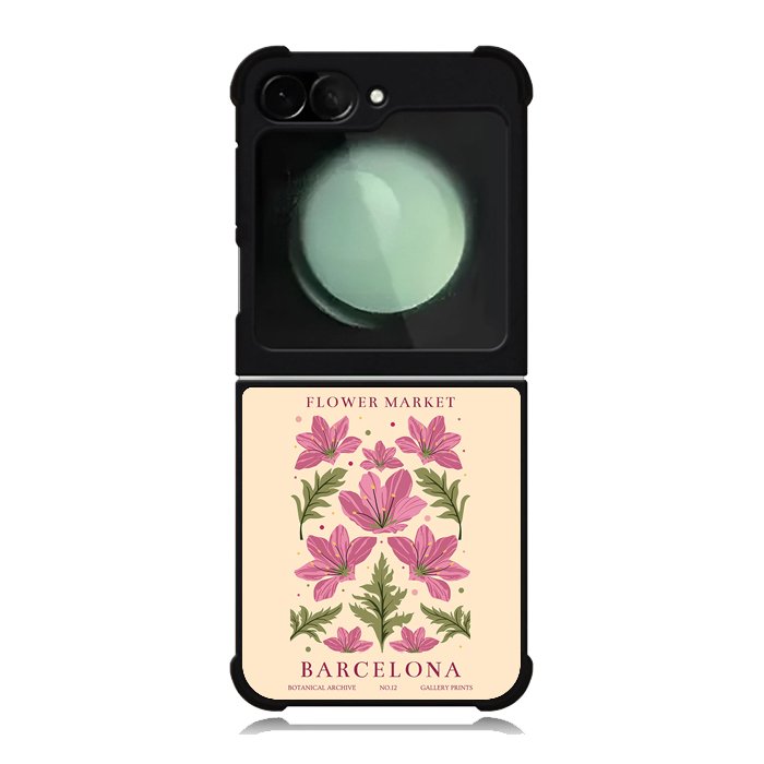 Flowers Market Barcelona FZ4185 Samsung Galaxy Z Flip 6 2024 5G Case