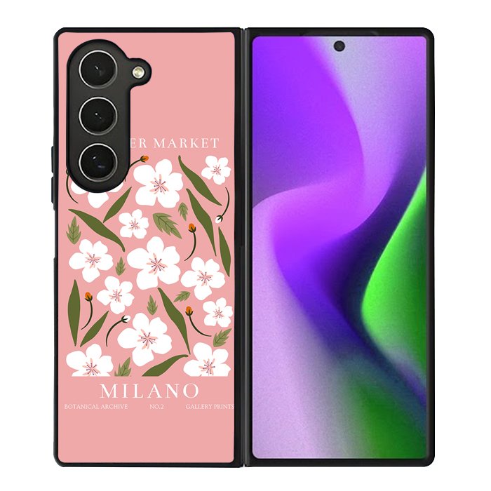 Flowers Market Milano FZ4189 Samsung Galaxy Z Fold 6 2024 5G Case