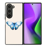 Watercolor Blue Butterfly FZ4191 Samsung Galaxy Z Fold 6 2024 5G Case