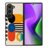 Bauhaus Retro Oval FZ4251 Samsung Galaxy Z Fold 6 2024 5G Case