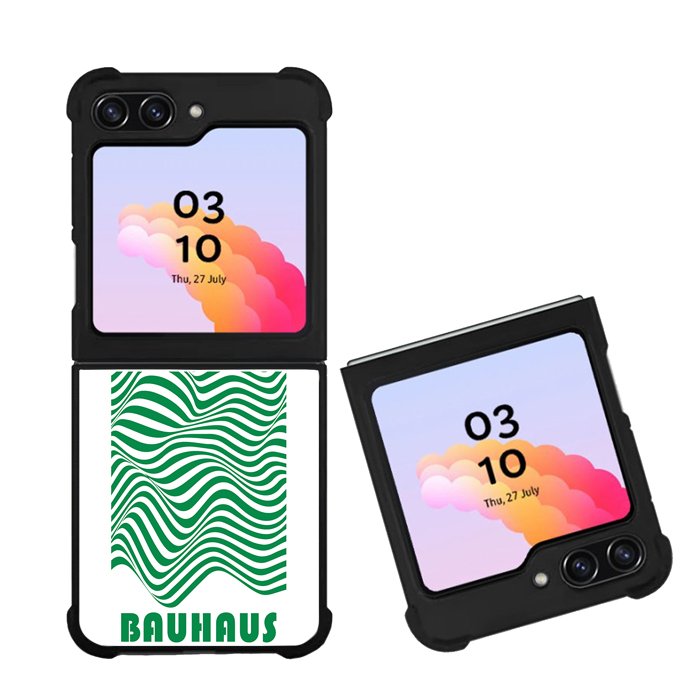 Bauhaus Poster Lines Green FZ4260 Samsung Galaxy Z Flip 5 2023 5G Case