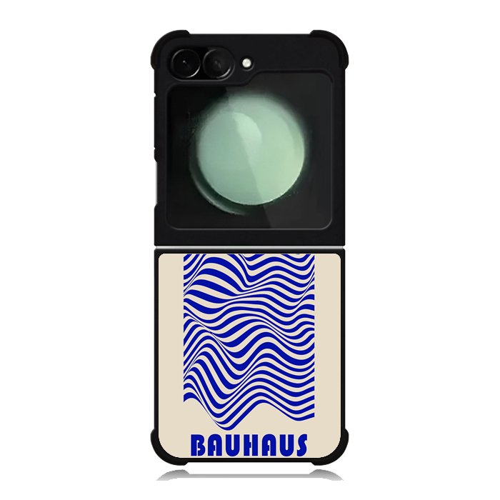 Bauhaus Poster Waves Blue FZ4266 Samsung Galaxy Z Flip 6 2024 5G Case