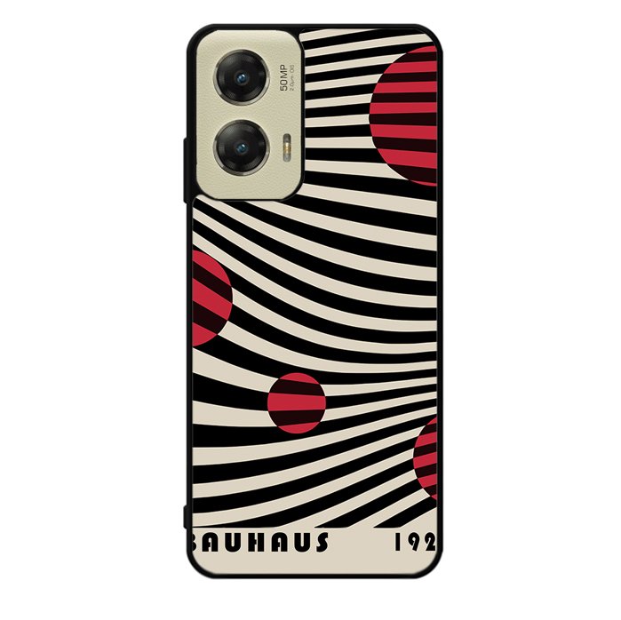 Bold Stripes Crimson Bauhaus FZ4299 Motorola Moto G Stylus 5G 2024 Case