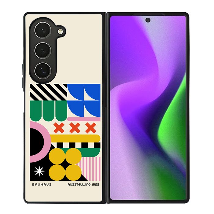 Bauhaus Exhibition 1923 Vintage FZ4302 Samsung Galaxy Z Fold 6 2024 5G Case