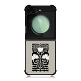 Abstract Dark Floral FZ5207 Samsung Galaxy Z Flip 6 2024 5G Case