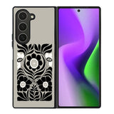 Abstract Dark Flower FZ5215 Samsung Galaxy Z Fold 6 2024 5G Case
