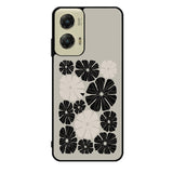 Flowers in Black FZ5216 Motorola Moto G Stylus 5G 2024 Case