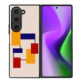 Bauhaus abstract Poster FZ5310 Samsung Galaxy Z Fold 6 2024 5G Case