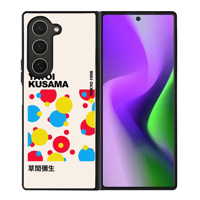 Dot Colorful Art Yayoi Kusama FZ6256 Samsung Galaxy Z Fold 6 2024 5G Case