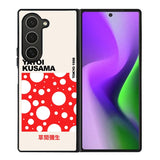 Polkadot Red White Art Yayoi Kusama FZ6259 Samsung Galaxy Z Fold 6 2024 5G Case