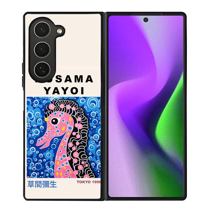 Seahorse Yyaoi Kusama Art FZ6269 Samsung Galaxy Z Fold 6 2024 5G Case