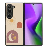 Aesthehtic Moon Sun FZ6379 Samsung Galaxy Z Fold 6 2024 5G Case