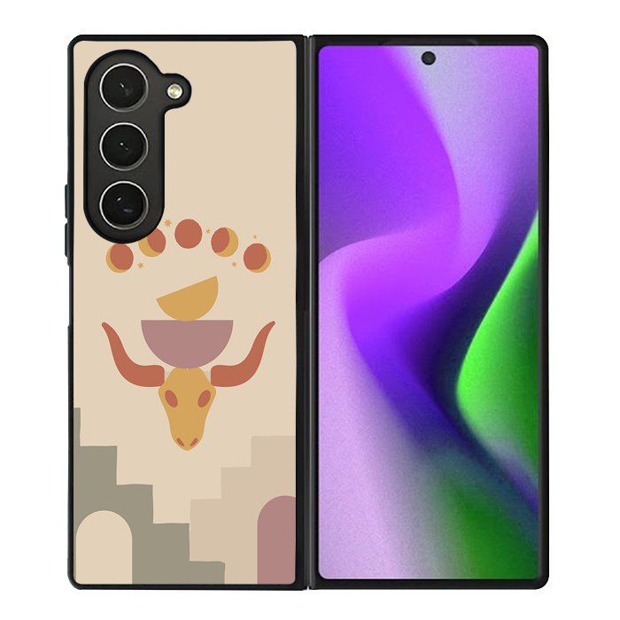 Bull Moon Aesthetic FZ6386 Samsung Galaxy Z Fold 6 2024 5G Case