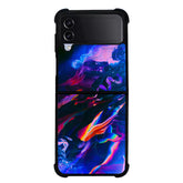 Colorful Resin FLB0340 Samsung Galaxy Z Flip 5 , Z Flip 4 , Z Flip 3 , Z Fold 5 , Z Fold 4 , Z Fold 3 5G Case