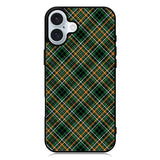 Tartan pattern iPhone 16 Plus Case QC11049