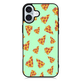 Pizza pattern iPhone 16 Plus Case QC10547