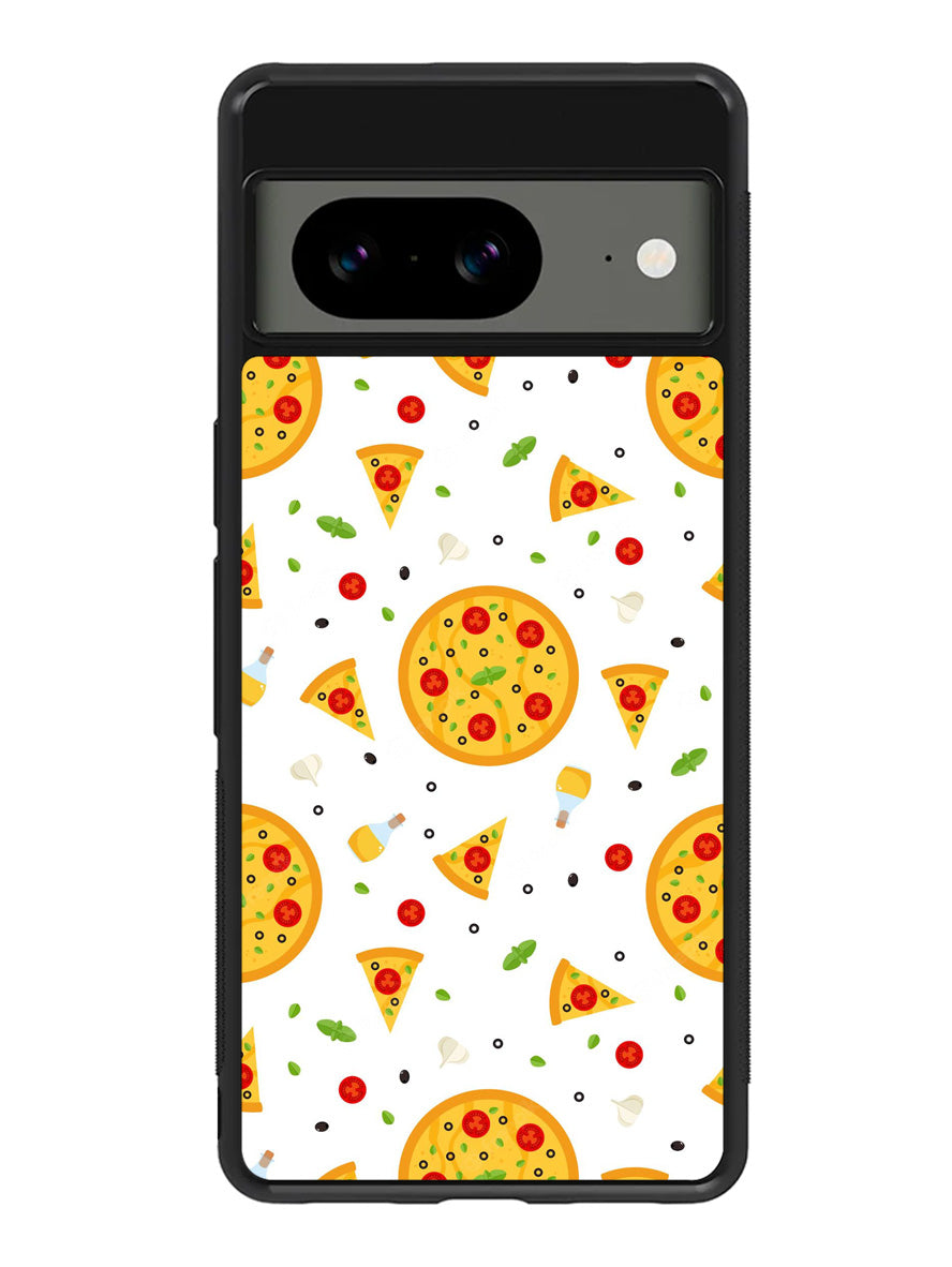 Pizza pattern Google Pixel 8 Case QC10548
