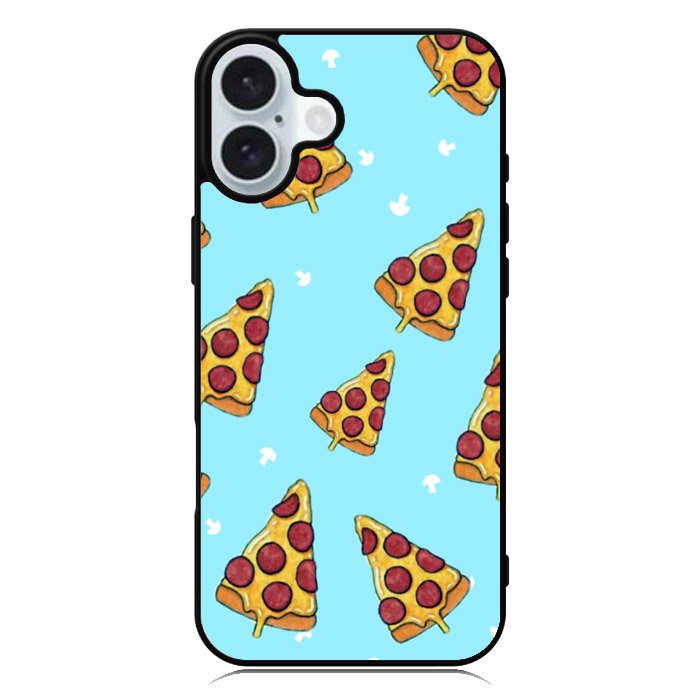 Pizza pattern iPhone 16 Plus Case QC10549